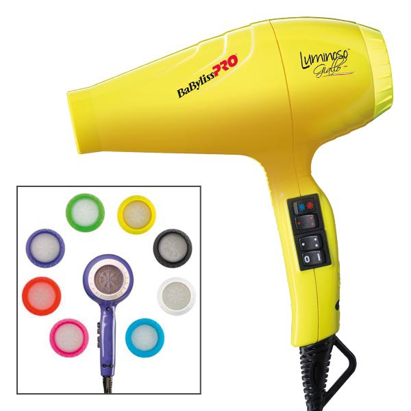 Babyliss Pro Luminoso Haartrockner gelb