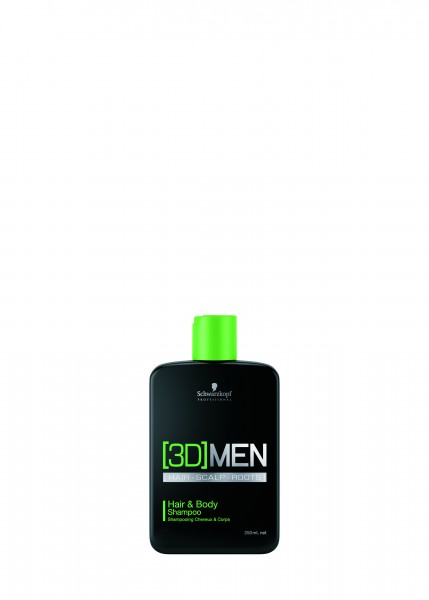 Schwarzkopf 3D Men Hair & Body Shampoo 250 ml