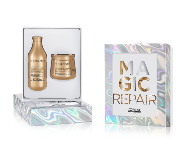 L'Oreal Serie Expert Absolut Repair Maske + GRATIS Shampoo Geschenkset